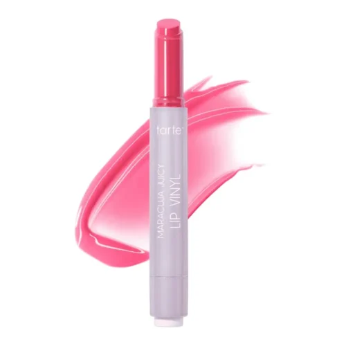Tarte Tarte Maracuja Juicy Lip Vinyl Poppy Pink High-Shine Liquid Lipstick for sale in Lebanon - vibrant pink glossy finish