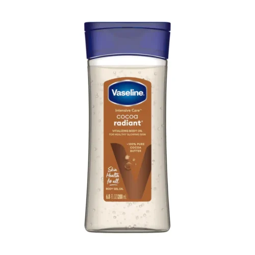 VASELINE INTENSIVE CARE BODY GEL OIL COCOA RADIANT Vaseline Intensive Care Body Gel Oil Cocoa Radiant Lebanon for sale in Lebanon - bottle of Vaseline Intensive Care Cocoa Radiant Body Gel Oil with pure cocoa butter