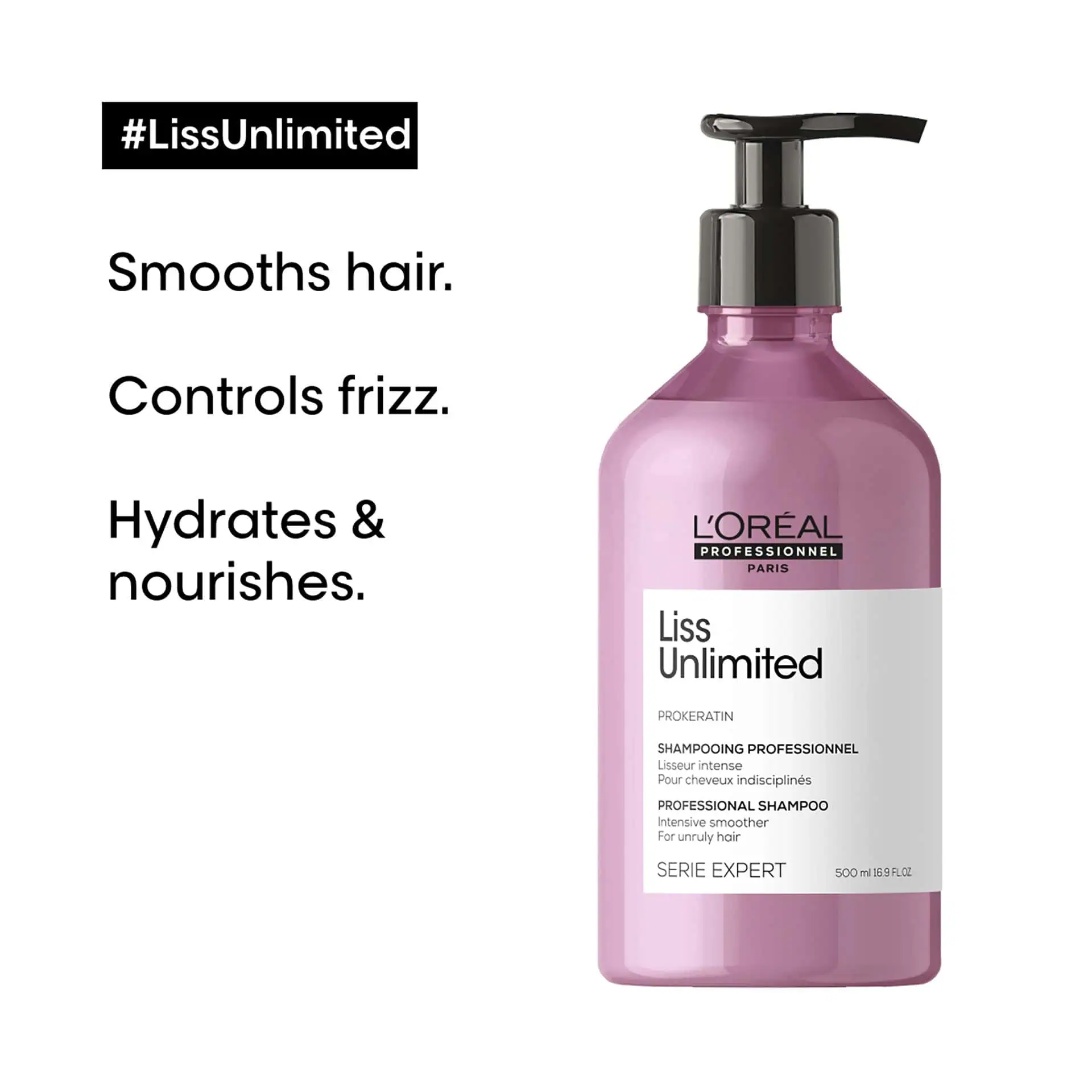 L'Oréal Professionnel Liss Unlimited Shampoo - Lebanon - Makeup Germany Benefits L'Oréal Professionnel Liss Unlimited Shampoo