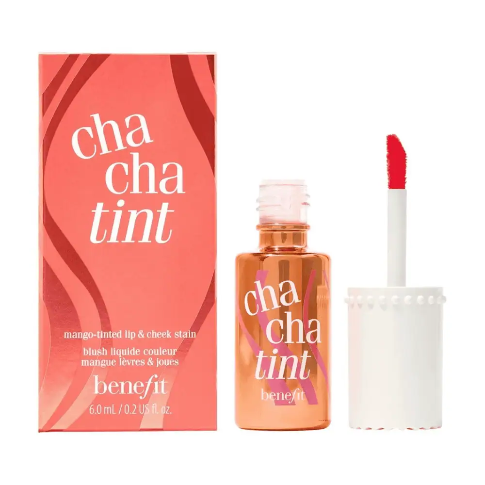 Benefit Chachatint Cheek & Lip Stain 6ml - Lebanon - Makeup Germany Benefit Chachatint Cheek & Lip Stain 6ml Benefit Lip and Cheek Tint for sale in Lebanon - sheer mango coral stain with sun-kissed finish
