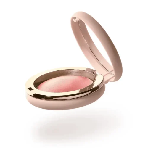 KIKO Milano Hug Couture Cheek Dewlight Highlighter 03 Cushion Coral KIKO Milano Highlighter for sale in Lebanon - radiant coral powder with light-reflecting pearls