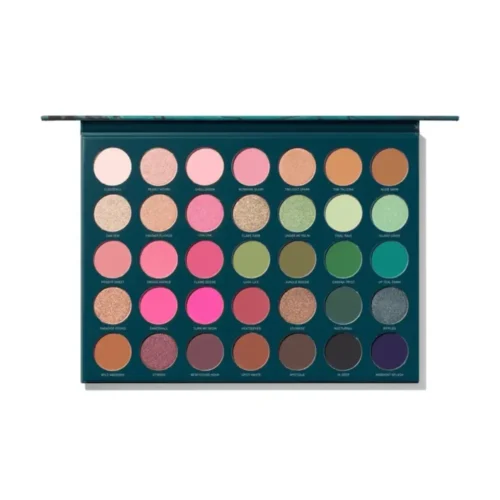 Morphe 35A Up Til Dawn Morphe Eyeshadow Palette for sale in Lebanon - 35 tropical neutral pink green matte satin and shimmer eyeshadow shades