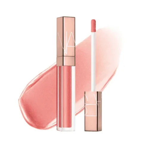 NARS Afterglow Lip Shine Orgasm NARS Afterglow Lip Shine for sale in Lebanon - peachy pink lip gloss with golden shimmer and high-shine finish