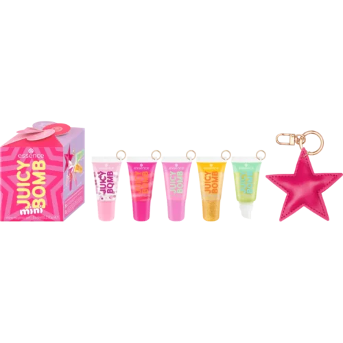 Essence Juicy Bomb Mini Shiny Lipgloss Set