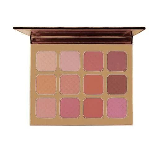 Character Majestic Blush Palette MBP002 Character Majestic Blush Palette for sale in Lebanon - 12 matte and shine blush shades with silky texture