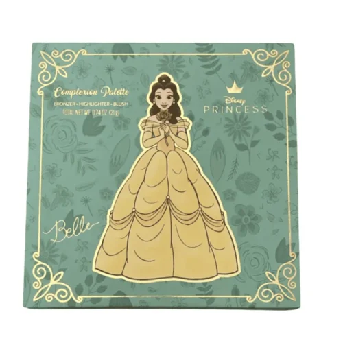 Disney Princess Belle Complexion Palette with pressed powder bronzer highlighter and blush inspired by Disney Princess Belle from Beauty and the Beast