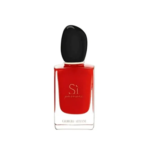 Giorgio Armani Sì Passione Parfum 15ml women's fragrance in Lebanon featuring fruity blackcurrant, elegant jasmine, rose and warm vanilla-inspired accords