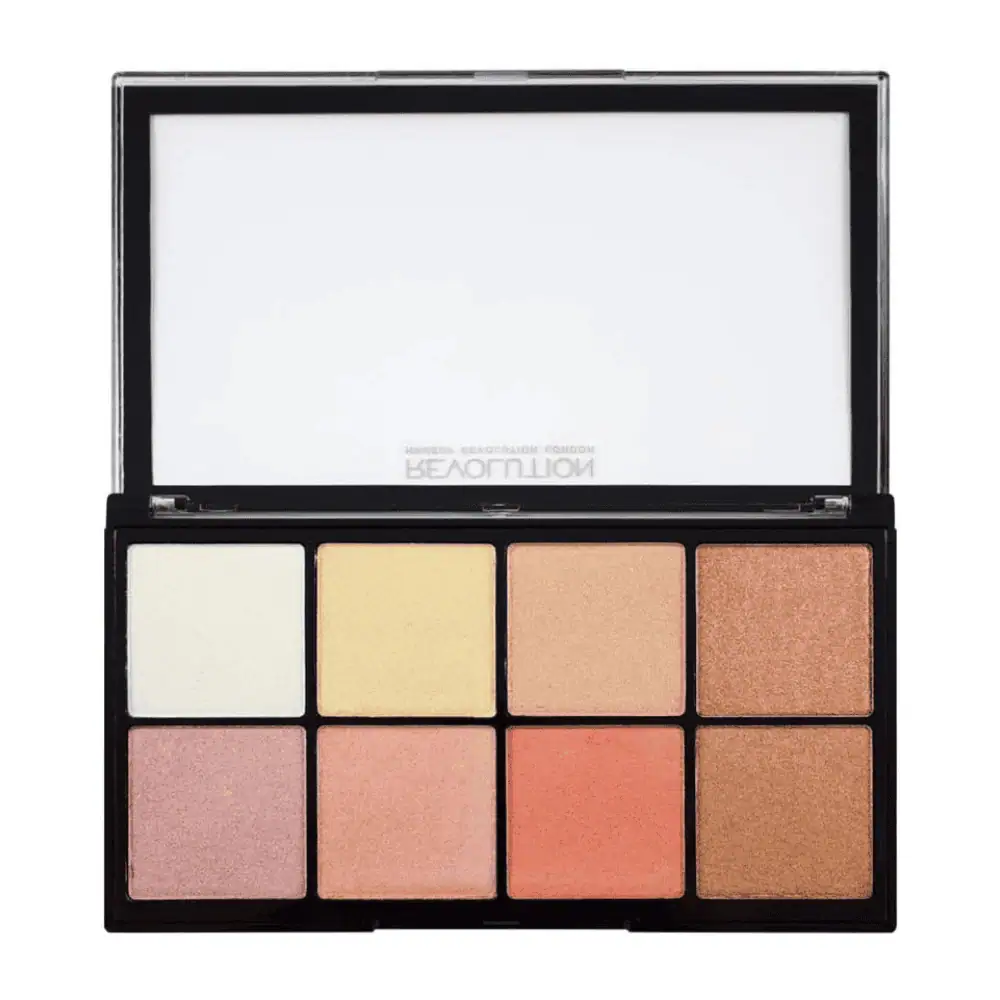 Revolution Highlighter Palette Pro Glow 2 - Lebanon - Makeup Germany Revolution Highlighter Palette Pro Glow 2 Revolution Pro Glow 2 Highlighter Palette for sale in Lebanon - face highlighting palette for customized glow