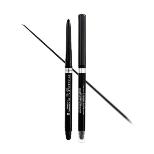 L'Oréal Paris Infaillible Grip 36H Gel Automatic Eyeliner 001 Intense Black L'Oréal Infaillible Gel Eyeliner for sale in Lebanon - waterproof black gel eyeliner with smudger
