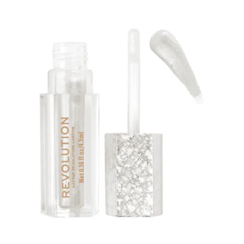Makeup Revolution Lip Topper Fortune Makeup Revolution Lip Topper for sale in Lebanon - sheer golden shimmer gloss with light-reflecting pearlescent finish
