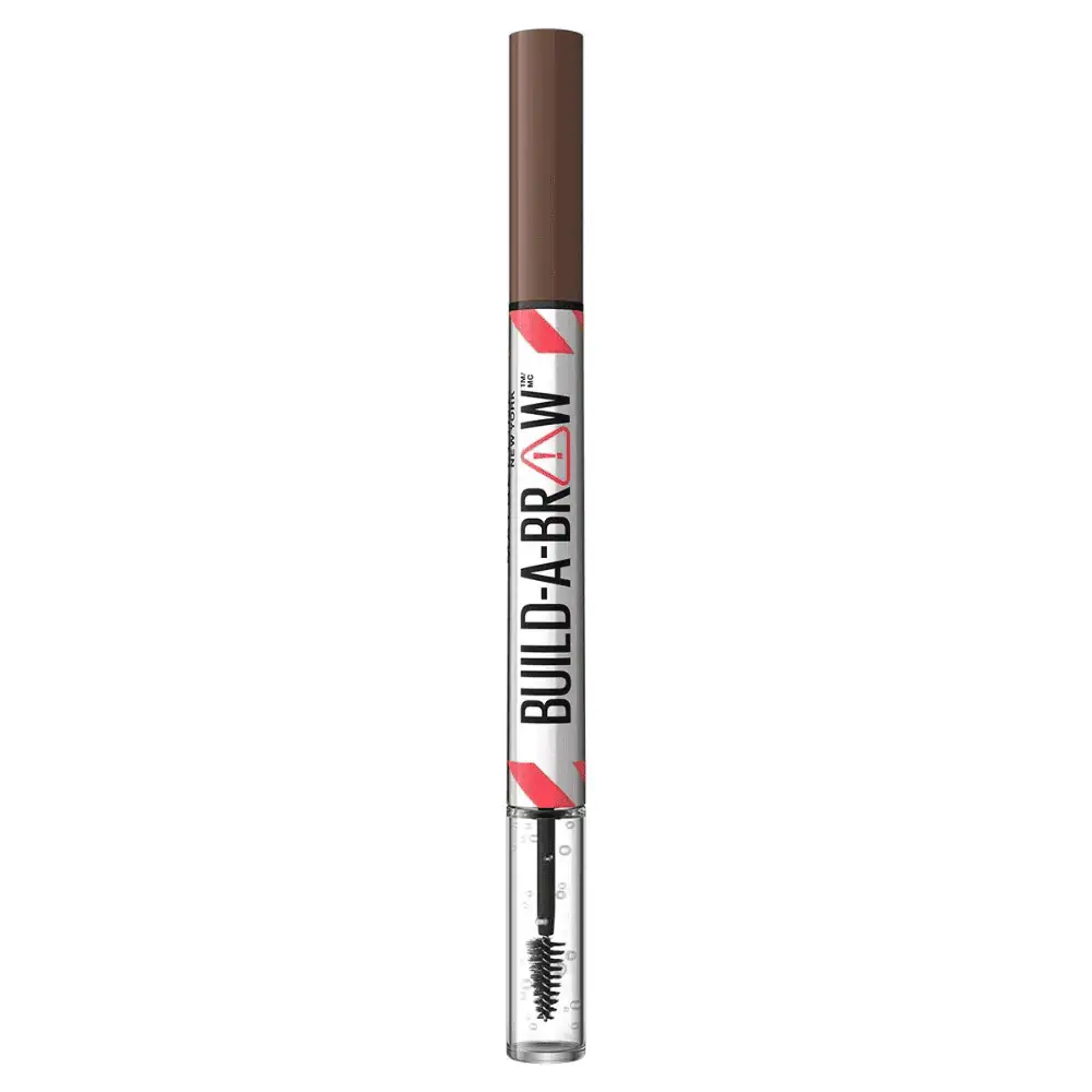 Maybelline Build-A-Brow 2-in-1 Brow Pen & Sealing Gel Medium Brown - Lebanon - Makeup Germany Maybelline Build-A-Brow 2-in-1 Brow Pen and Sealing Gel Medium Brown Maybelline Build-A-Brow for sale in Lebanon - precision brow pen with clear setting gel