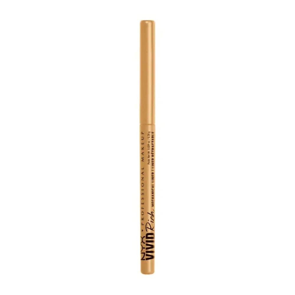 NYX Vivid Rich Mechanical Eyeliner Pencil 01 Amber Stunner - Lebanon - Makeup Germany NYX Vivid Rich Mechanical Eyeliner Pencil 01 Amber Stunner NYX Vivid Rich Eyeliner for sale in Lebanon - creamy intense eye pencil with rich color finish