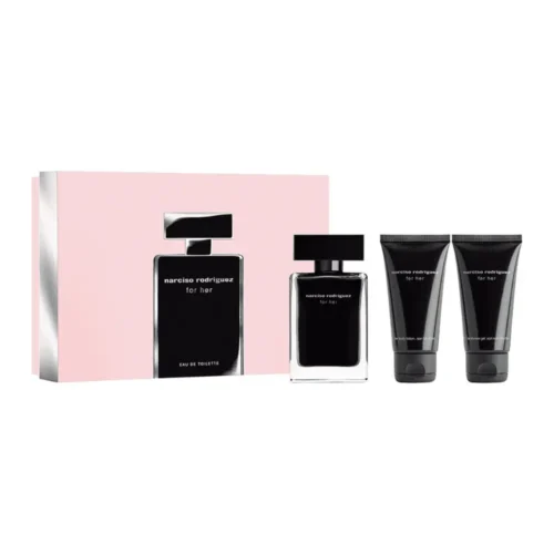 Narciso Rodriguez for Her Gift Set Narciso Rodriguez for Her Gift Set for sale in Lebanon - 50ml eau de toilette, body lotion and shower gel set