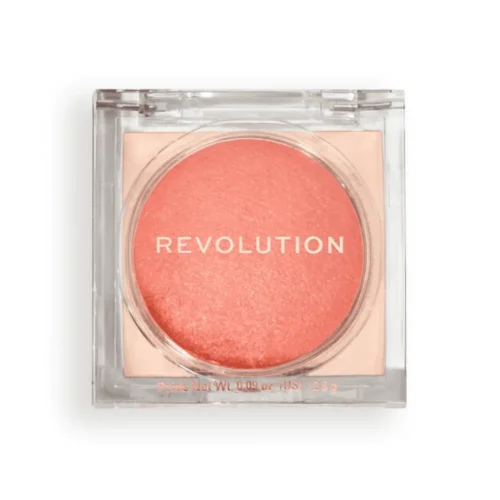 Revolution Beam Bright Blush Peach Pop Revolution Beam Bright Blush for sale in Lebanon - warm peach powder blush with a luminous radiant finish