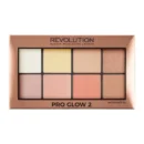 Revolution Highlighter Palette Pro Glow 2 Revolution Pro Glow 2 Highlighter Palette for sale in Lebanon - face highlighting palette for customized glow