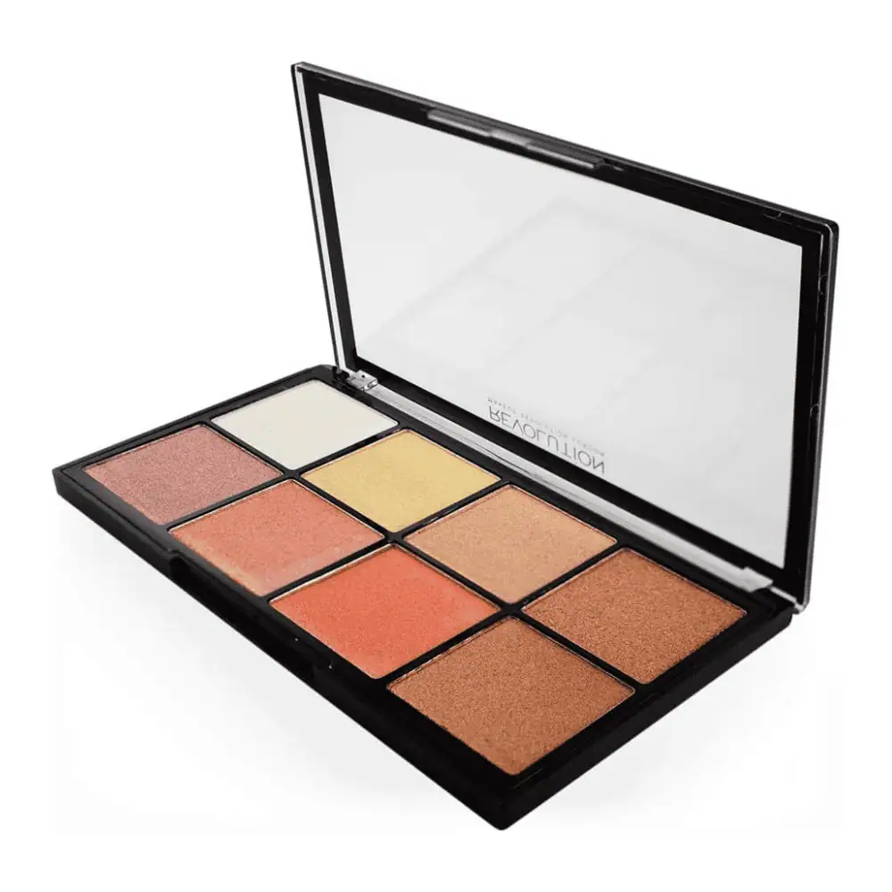 Revolution Highlighter Palette Pro Glow 2 - Lebanon - Makeup Germany Revolution Highlighter Palette Pro Glow 2 Revolution Pro Glow 2 Highlighter Palette for sale in Lebanon - face highlighting palette for customized glow