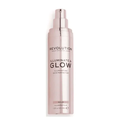 Revolution Illuminate & Glow Gold Revolution Illuminate & Glow for sale in Lebanon - 40ml Illuminating Skin Perfector in Gold for a radiant complexion