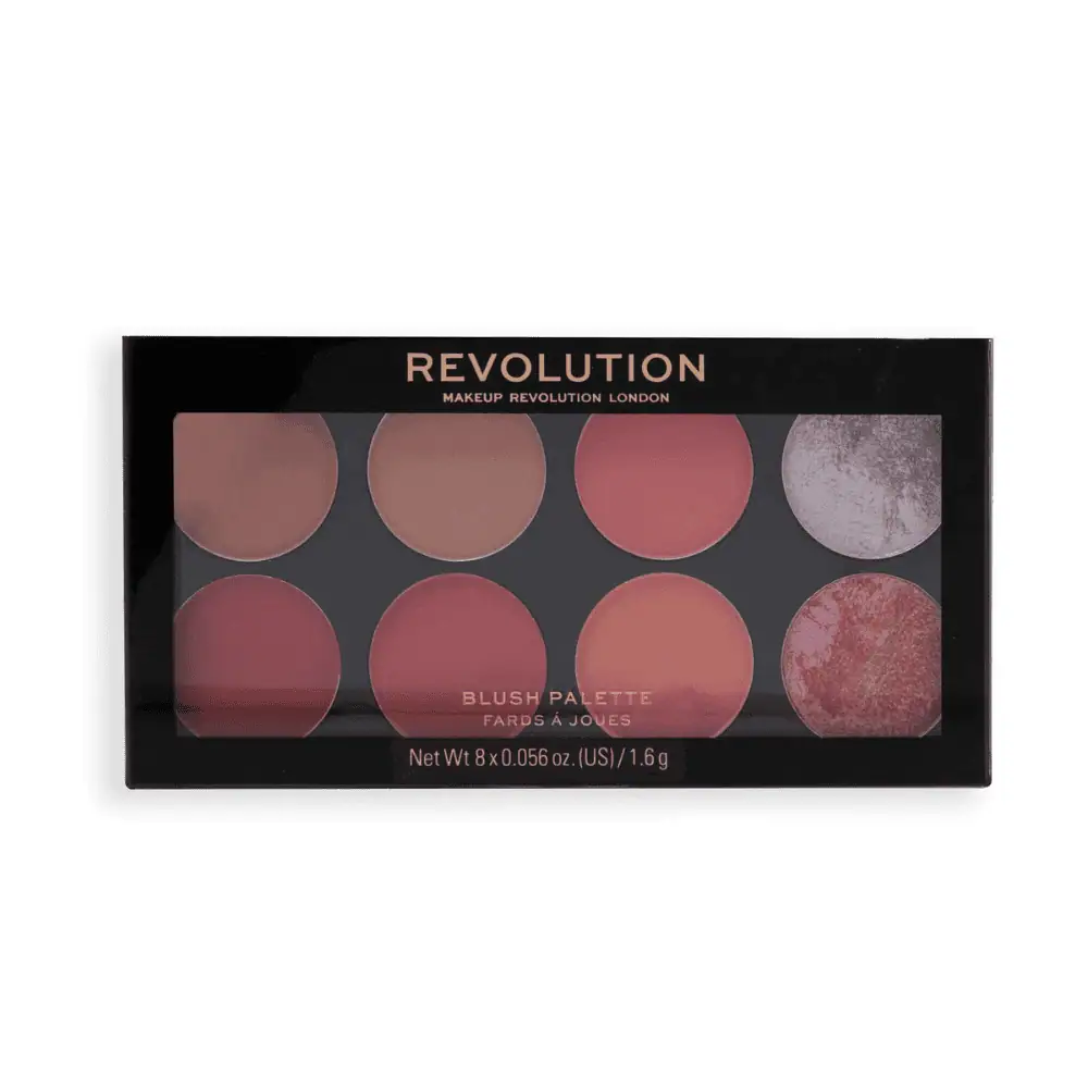Revolution Ultra Blush Palette Sugar & Spice - Lebanon - Makeup Germany Revolution Ultra Blush Palette Sugar & Spice Revolution Ultra Blush Palette for sale in Lebanon - 8 matte shimmer baked blush and highlighter shades