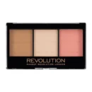Revolution Ultra Sculpt & Contour Kit Ultra Fair C01 Revolution Ultra Sculpt & Contour Kit for sale in Lebanon - bronzer, blush and illuminating highlighter powder palette
