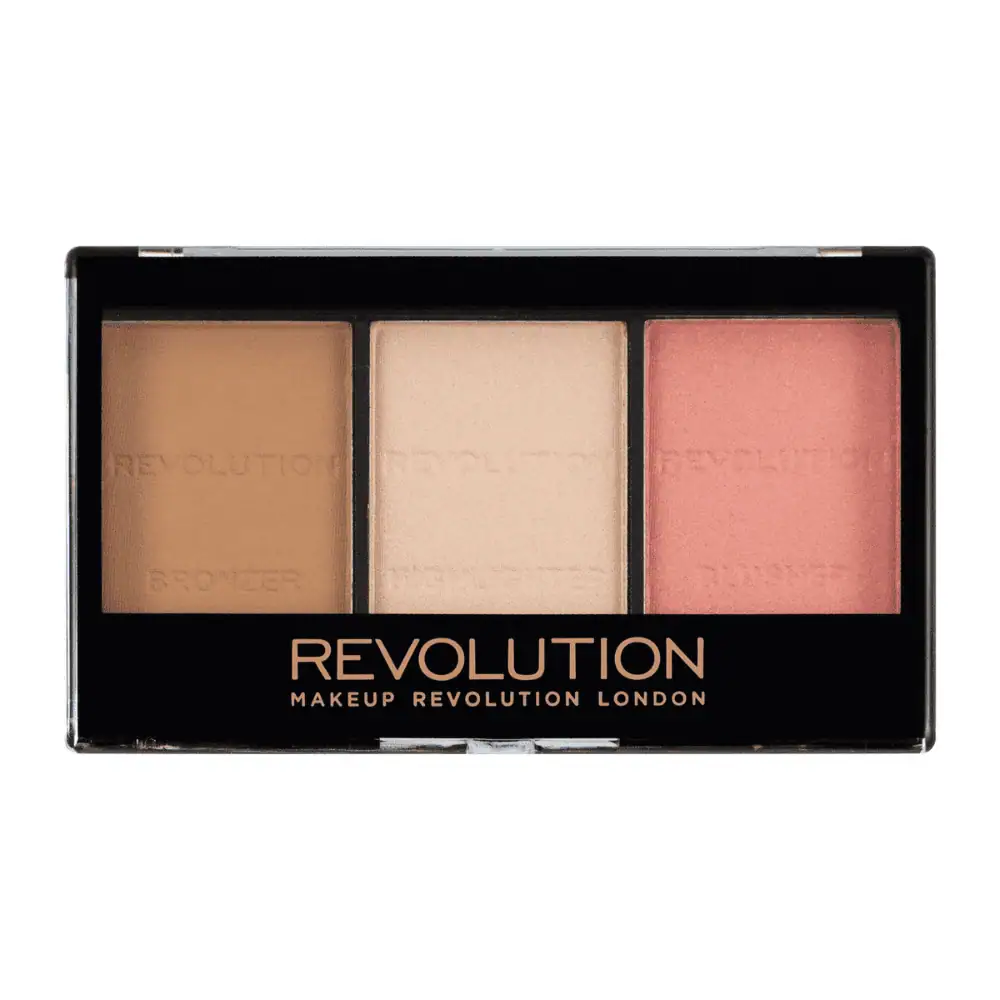 Revolution Ultra Sculpt & Contour Kit Ultra Fair C01 - Lebanon - Makeup Germany Revolution Ultra Sculpt & Contour Kit Ultra Fair C01 Revolution Ultra Sculpt & Contour Kit for sale in Lebanon - bronzer, blush and illuminating highlighter powder palette