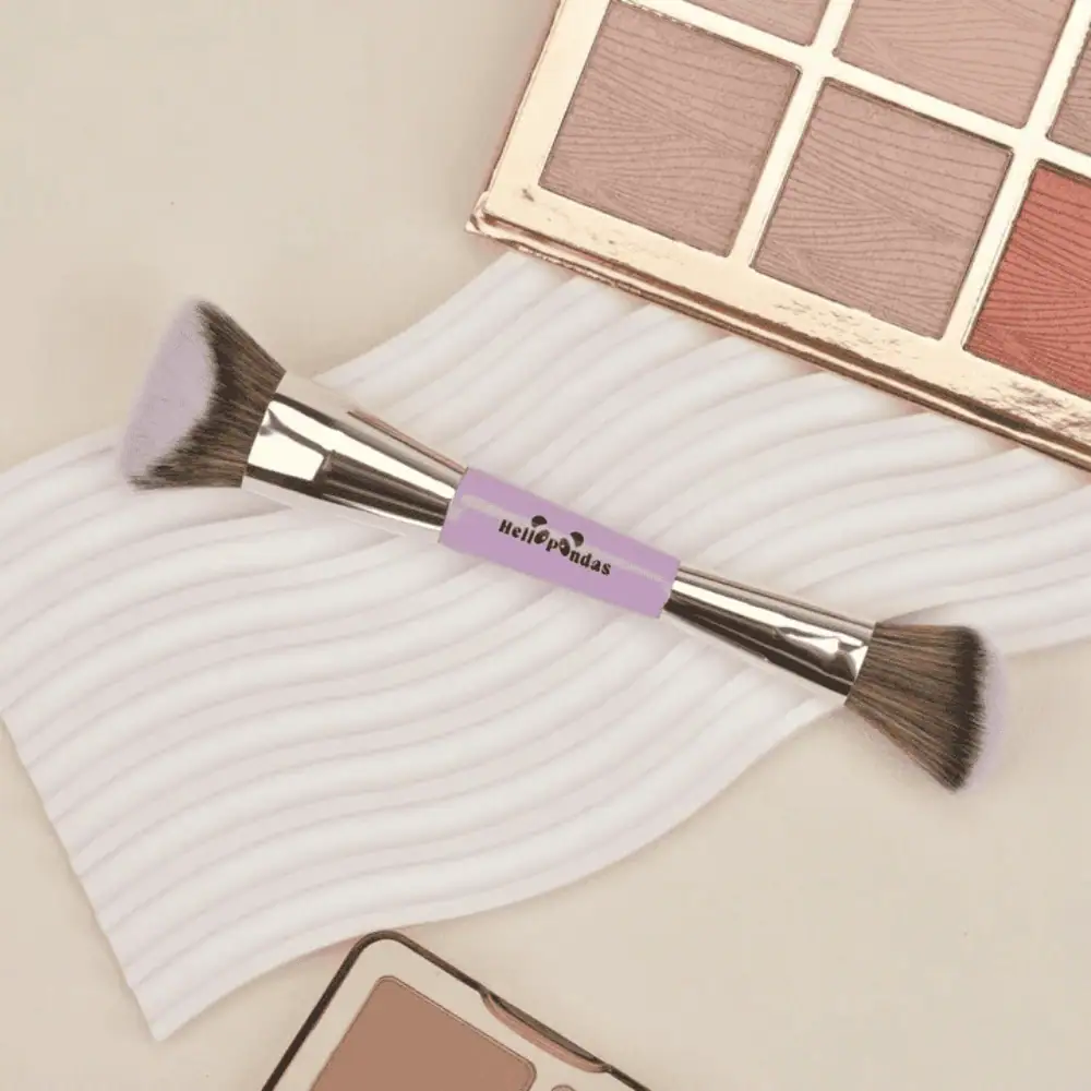 Rosy the Panda Dual Magical Sculpt Brush - Lebanon - Makeup Germany Rosy the Panda Dual Magical Sculpt Brush Rosy the Panda Sculpting Brush for sale in Lebanon - lilac dual-ended brush for contour blush and bronzer