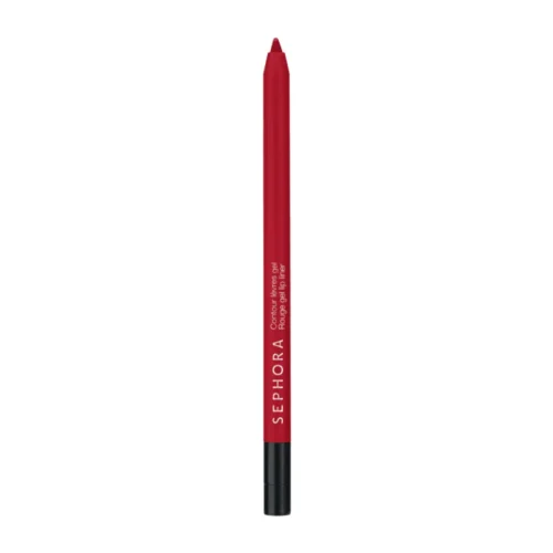 Sephora Collection Rouge Gel Lip Liner 12 The Red smooth gel texture red lip contour pencil with built-in sharpener