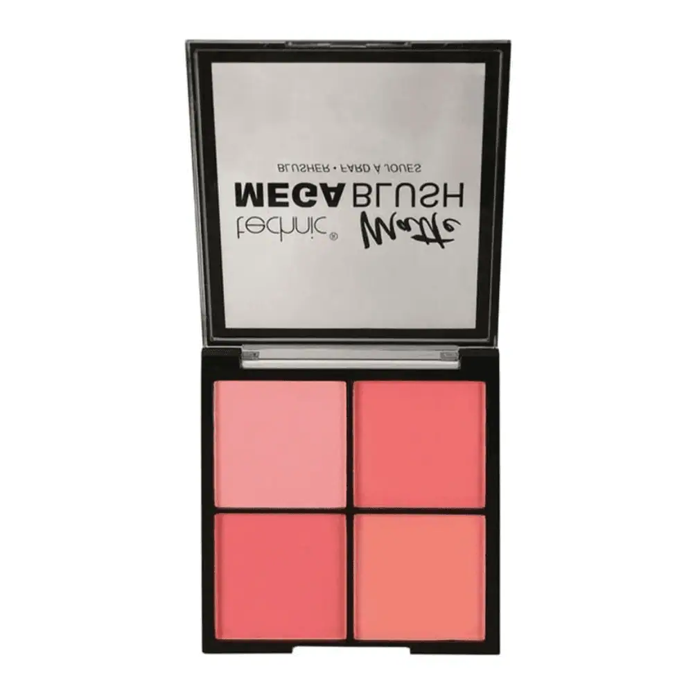 TECHNIC Mega Matte Blush Palette - Lebanon - Makeup Germany TECHNIC Mega Matte Blush Palette TECHNIC Mega Matte Blush Palette for sale in Lebanon - powder blush palette with soft and vibrant shades for a velvety finish
