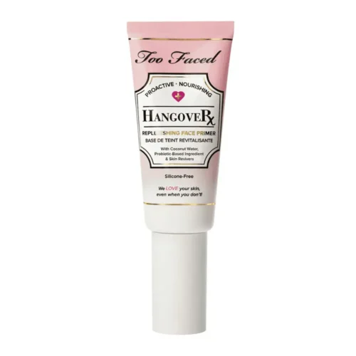 Too Faced Hangover Replenishing Face Primer 40ml hydrating makeup primer with coconut water and probiotic-based ingredients for a smooth, radiant and dewy complexion