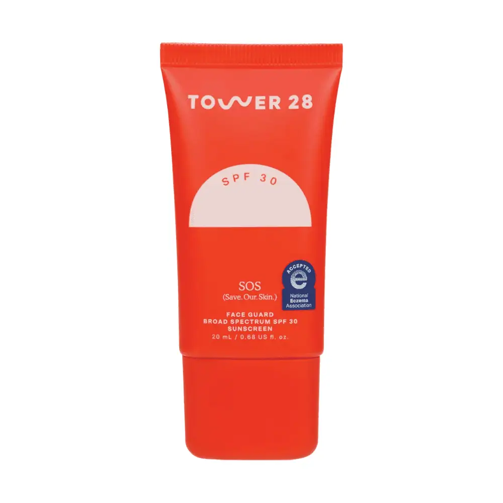 Tower 28 SOS FaceGuard™ SPF 30 Sunscreen PA+++ 20ml - Lebanon - Makeup Germany Tower 28 SOS FaceGuard SPF 30 PA+++ mineral facial sunscreen 20ml with non-nano zinc oxide for sensitive and acne-prone skin