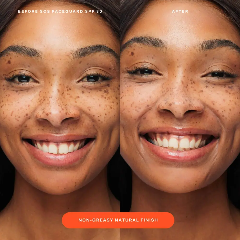 Tower 28 SOS FaceGuard™ SPF 30 Sunscreen PA+++ 20ml - Lebanon - Makeup Germany Tower 28 SOS FaceGuard SPF 30 PA+++ mineral facial sunscreen 20ml with non-nano zinc oxide for sensitive and acne-prone skin