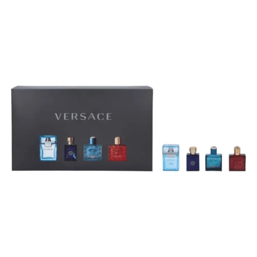 Versace Eros Versace Men's Perfume Miniature Set 4 Items